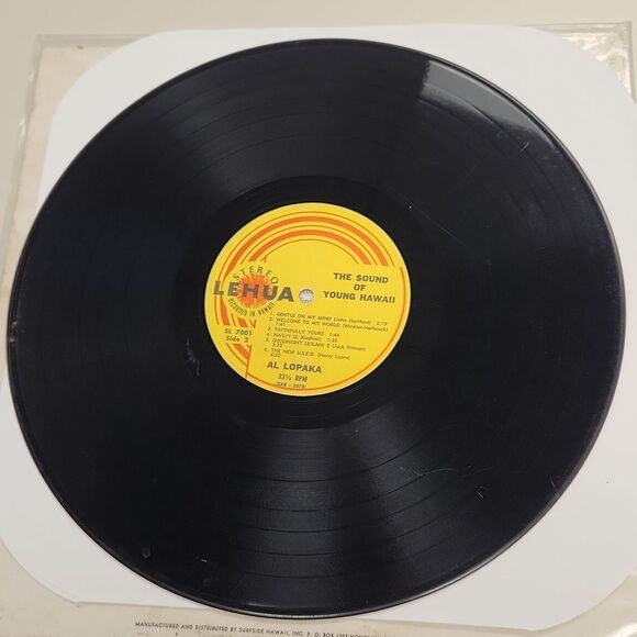 Al Lopaka The Sound of Young Hawaii Vinyl Record Album Vintage - Picture 6 of 6